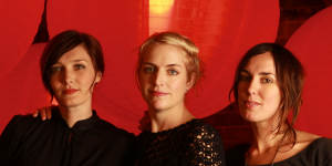 Sarah Blasko,Sally Seltmann and Holly Throsby - aka Seeker Lover Keeper - pictured in 2011.