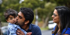 Hussain Ali says taking a large amount of parental leave to be primary carer for his son,Sebastian,as his wife Roesia returns to work as an aged-care doctor has been the most satisfying thing he has ever done.