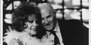 The Clive James Show 1996. Margarita Pracatan the'strangler of popular tunes'joins Clive James.