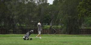Golfing at Marrickville.