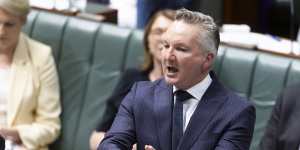 Federal Minister for Climate Change and Energy Chris Bowen has dramatically reduced the size of the Southern Ocean’s offshore wind zone. 