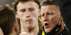 Richmond coach Damien Hardwick.