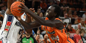 Cleveland comes alive late as 36ers edge Taipans