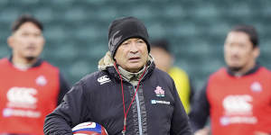 Eddie Jones’ Japan will face the Wallabies next year. Will he still be in charge?