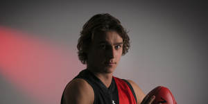 Harrison Jones was taken with Essendon’s first pick in the 2019 NAB AFL Draft.