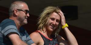 Dyson Heppell is happy to wait to lead the Bombers.