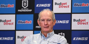 Parramatta officials courted Wayne Bennett,but the Dolphins coach is poised to return to South Sydney.