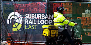 A Suburban Rail Loop site in Clayton.