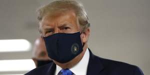 Donald Trump,who was reluctant to wear a mask,has been seen wearing them in public.