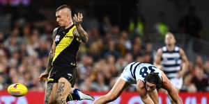 It takes a village to witness what Dustin Martin delivers on the weekend.