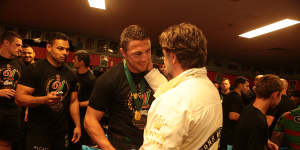 Russell Crowe and Sam Burgess are not on speaking terms. 