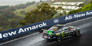 ‘The rain’s crazy’:Waters claims Bathurst 1000 pole after shootout canned