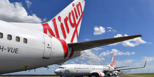 Virgin Australia went into voluntary administration in April with debts of $6.8 billion. 