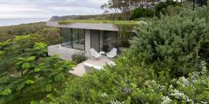 Award-winning home Bunkeren near Newcastle has a cascading green roof. Architect James Stockwell describes it as more landscape than terrace.