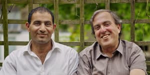 Bassam Aramin and Rami Elhanan:"From the beginning I knew he[Rami] was very special. I can say I fell in love with this man,very human,very noble."
