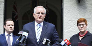 ‘Not a dictatorship’:Liberals blast Morrison,Hawke over preselection debacle