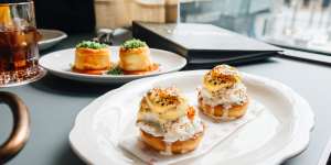 Spanner crab crumpets at MoVida Aqui.