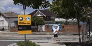 Replacement buses are being used for the inner west light rail line.