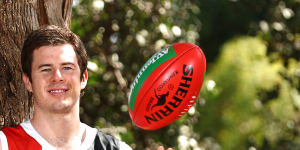 Jack Higgins in his new colours on Sunday. 