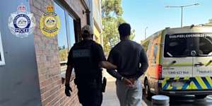 The two men were arrested at Sydney Airport on Thursday.