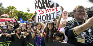 The NRL Fan Fest drew a wholesome bunch to Circular Quay on Thursday.