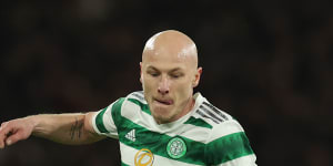 Man of the match:Aaron Mooy starred for Celtic.
