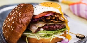 An Aussie burger with the lot has gotten more expensive.