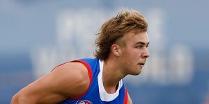 Ryley Sanders will make his AFL debut in round one.