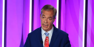 Reform UK Leader Nigel Farage.