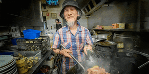 Kok Hem Chee in the kitchen at Toi Shan in Bendigo,one of Australia’s oldest Chinese restaurants.