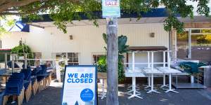 The Whale Beach Deli was operated by Pip and Andrew Goldsmith’s Boathouse Group. It closed last month.