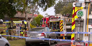 A three-year-old has died after a house fire in Fawkner.
