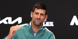 Novak Djokovic is seeking to retun to his 2023 Australian Open level.