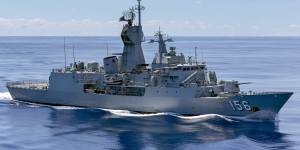 HMAS Toowoomba during a 2018 deployment.