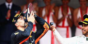 Daniel Ricciardo has popularised the word,“shoey”. It is one of the new words that will likely be added to the next edition of the Australian National Dictionary:Australian Words and their Origins. 