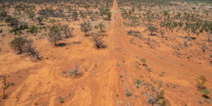 Blore manages this property in Queensland’s rugged outback.