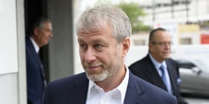 Roman Abramovich reportedly suffered peeling skin on his face and hands,and red teary eyes.