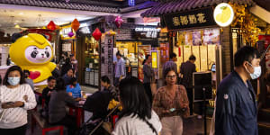 Bouncing back:Diners are flocking to Burwood Chinatown precinct.