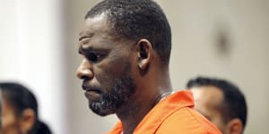 R Kelly during a hearing in Chicago.
