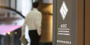 ASIC’s building in Sydney. 