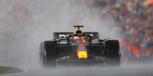 Verstappen wins Dutch Grand Prix in treacherous conditions