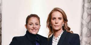 Melbourne Cup-winning jockey Michelle Payne and director Rachel Griffiths formed a close bond while filming<i>Ride Like a Girl</i>. 