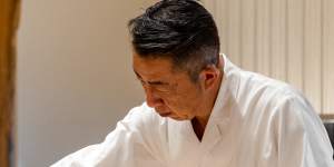 Aman Tokyo head chef Hiroyuki Musashi. 