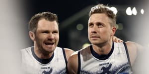 Patrick Dangerfield and Mitch Duncan have key roles to play against the Brisbane Lions on Friday.