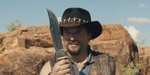 Danny McBride is Brian Dundee,in an apparent tourism ad.