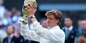 Jannik Sinner has won back-to-back Wimbledon titles.