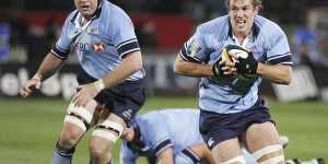 Rocky Elsom as a Waratahs player.