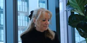 Queensland Human Rights Commissioner Debbie Platz APM in her Brisbane office during her first month in the role.