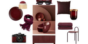 Burgundy chic:The trendy colour making its way into your home