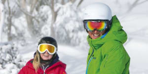 Snow-offs:Family fun at Falls Creek.